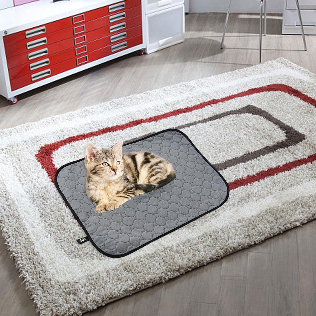 Cat Litter Mat Breathable Scatter Control Four-Layer Large Size M Dark gray