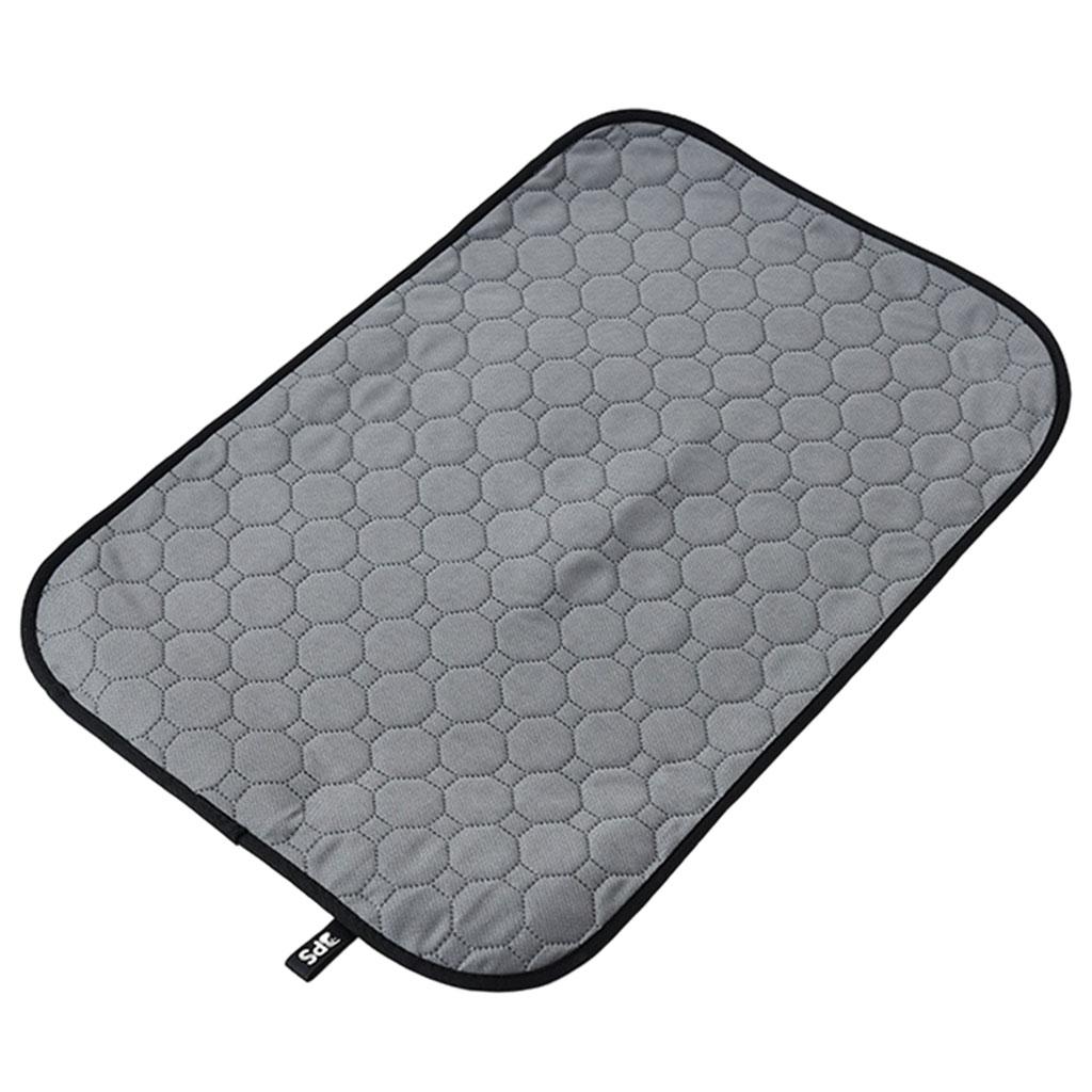 Cat Litter Mat Breathable Scatter Control Four-Layer Large Size M Dark gray