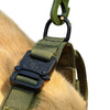 Pets Neck Belt Adjustable Nylon Dog Collar for Training Outdoor Walking Dark Green M:36-48