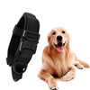 Pets Neck Belt Adjustable Nylon Dog Collar for Training Outdoor Walking Black L:42-54