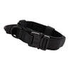 Pets Neck Belt Adjustable Nylon Dog Collar for Training Outdoor Walking Black L:42-54