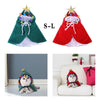 Xmas Dog Cloak Pet Cat Christmas Costume Santa Cape Coat Clothes Red S