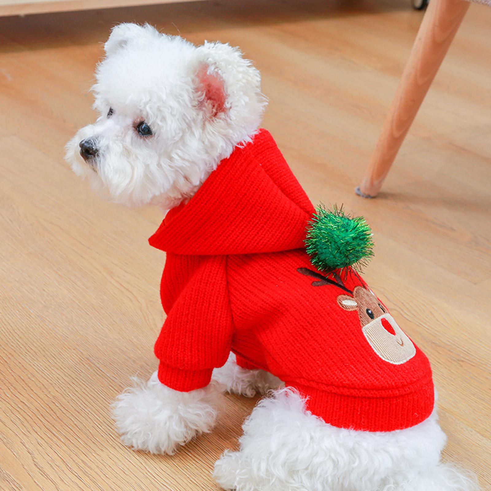 Winter Warm Pet Dog Clothes Small Dog Costume Party Clothes  Hoodie XL