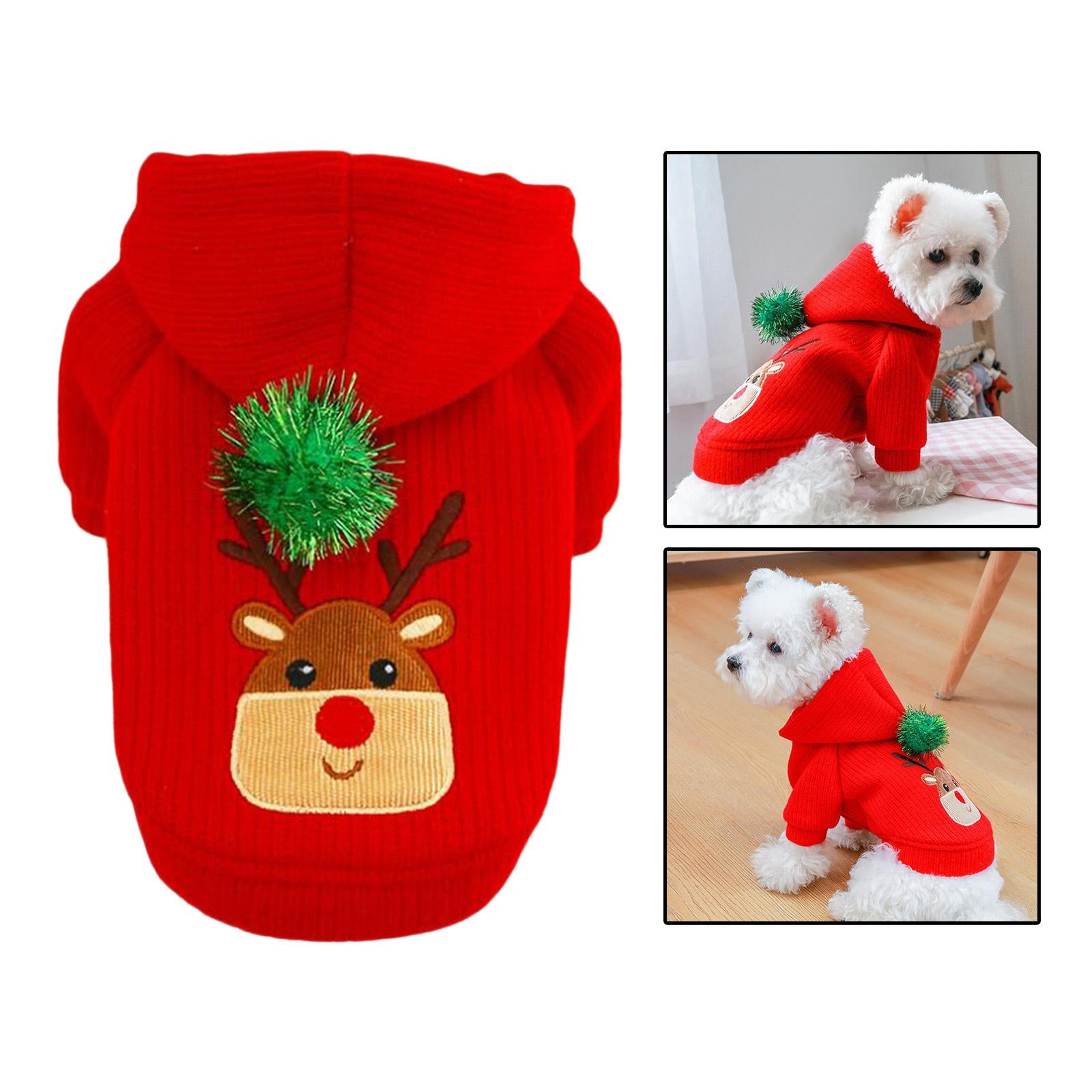 Winter Warm Pet Dog Clothes Small Dog Costume Party Clothes  Hoodie XL