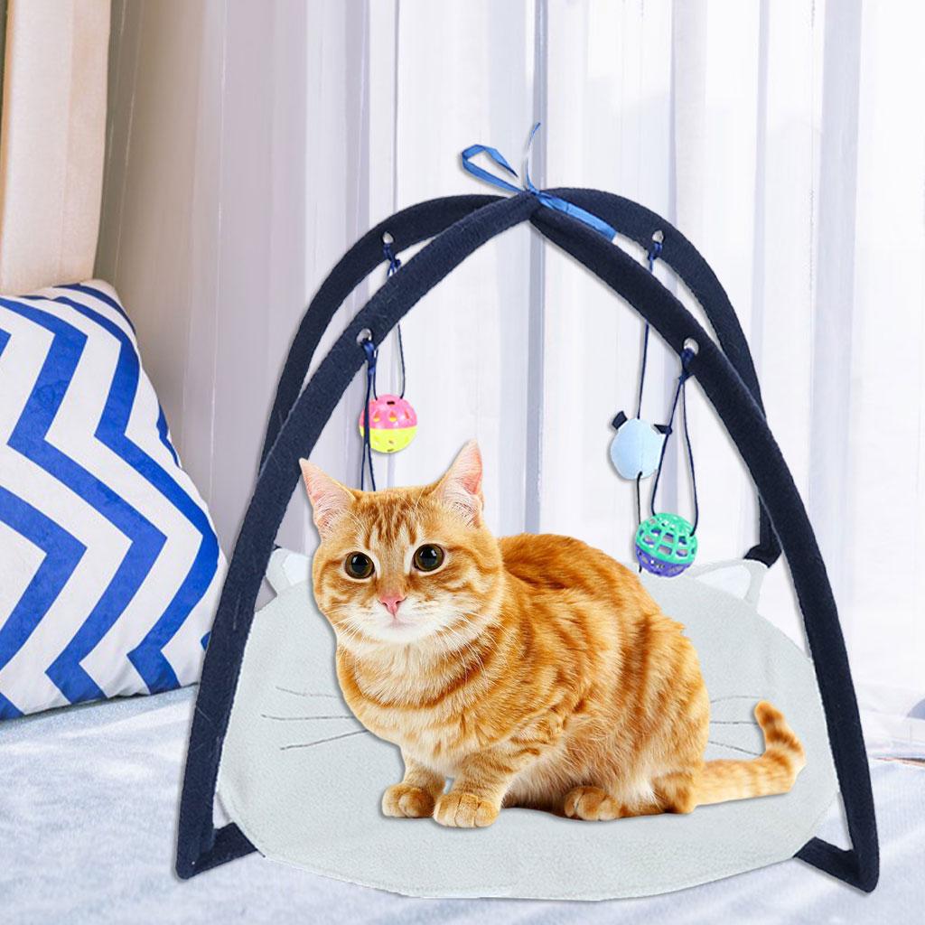 1PC Cat Play Tent Toys Funny Design Bed Foldable Pet Hanging Comfortable Pad