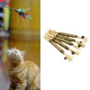 5Pcs Cat Chew Sticks Catnip Chew Toy Dental Molar Teeth Cleaning  Bells