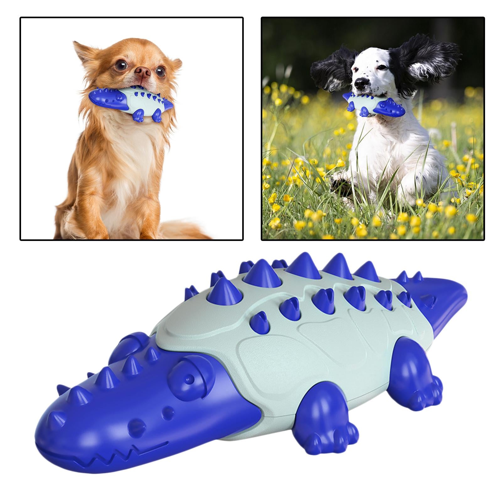 Pet Dog Chew Toy Molar Stick Dental Oral Care Teeth Cleaning Toothbrush Toy Blue