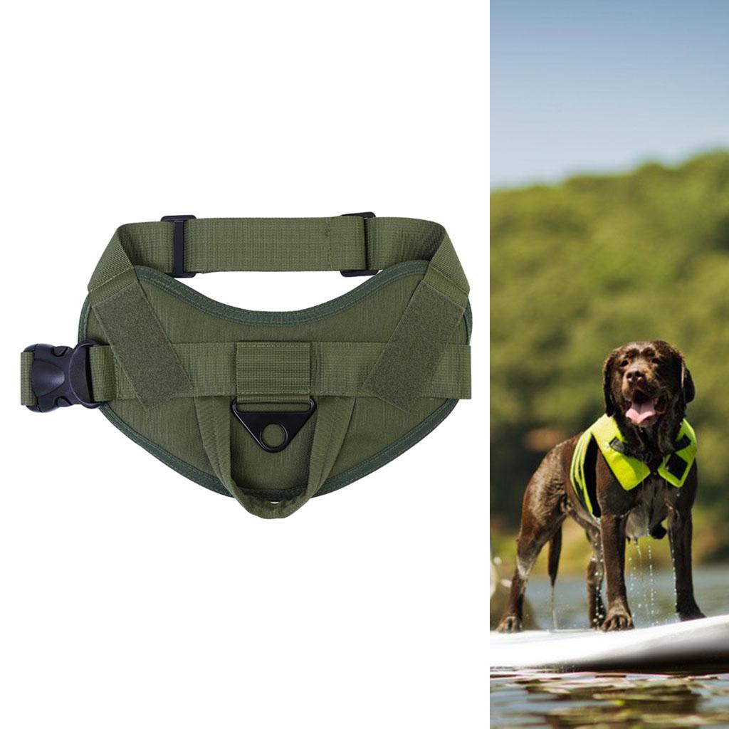 Dog Harness Vest No-Pull for Small Medium Large Dogs Hiking Armygreen S