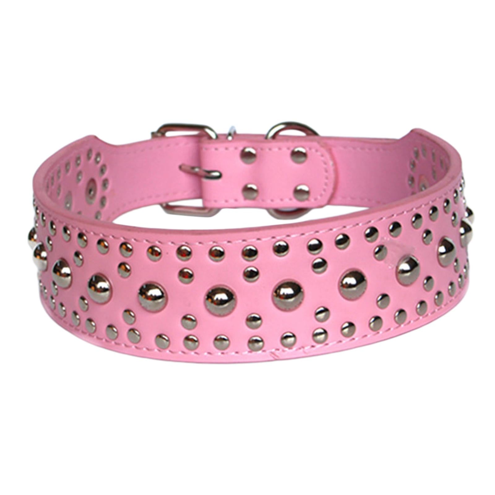 Puppy Collar Fashional for Walking Large Breed Dogs German Shepherd Dog S Pink