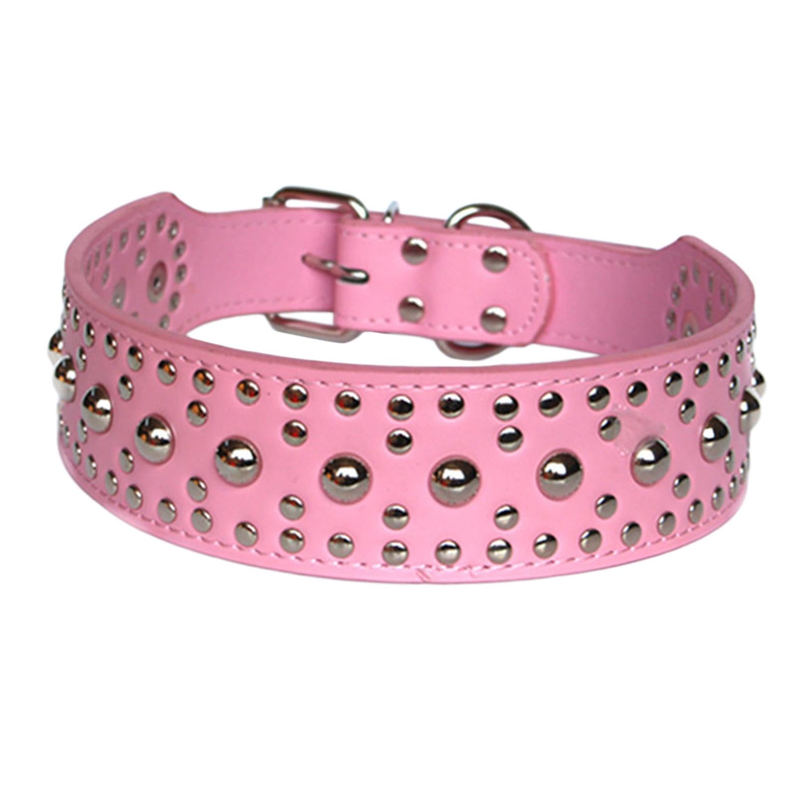 Puppy Collar Fashional for Walking Large Breed Dogs German Shepherd Dog S Pink