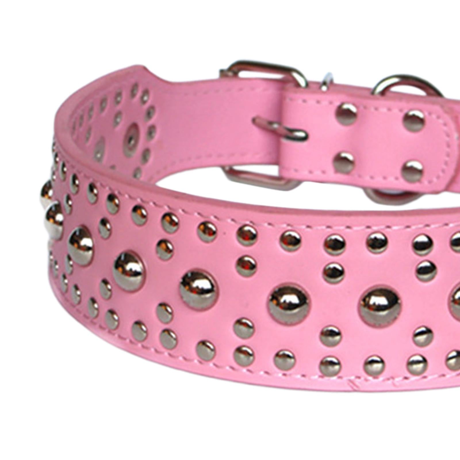 Puppy Collar Fashional for Walking Large Breed Dogs German Shepherd Dog S Pink