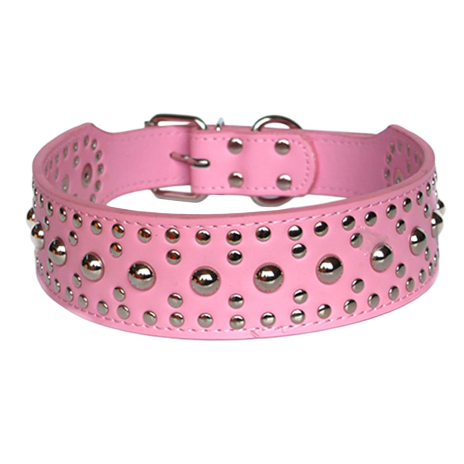 Puppy Collar Fashional for Walking Large Breed Dogs German Shepherd Dog S Pink