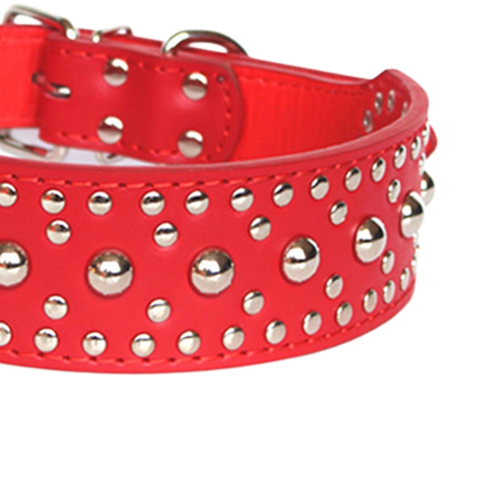 Puppy Collar Fashional for Walking Large Breed Dogs German Shepherd Dog M Red