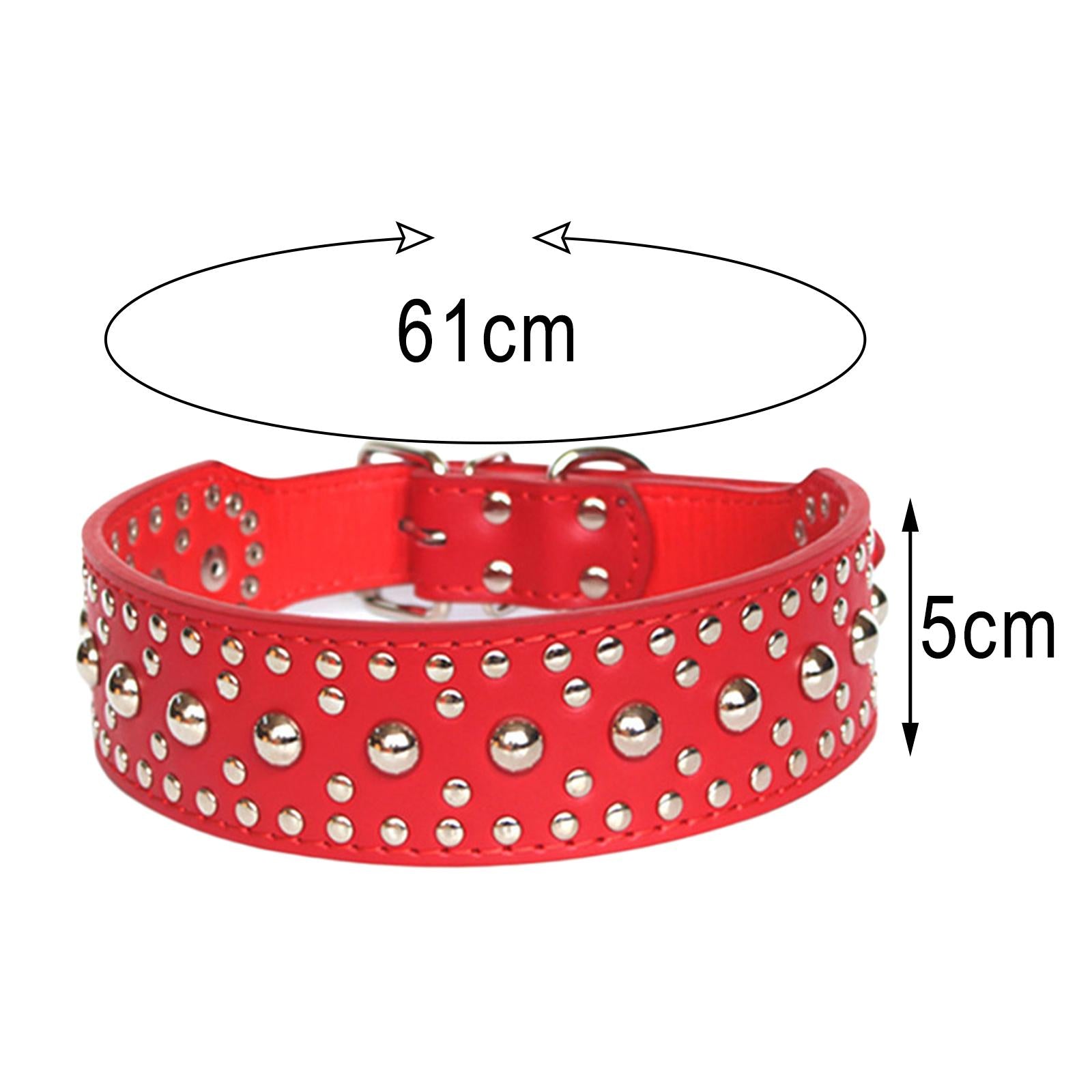 Puppy Collar Fashional for Walking Large Breed Dogs German Shepherd Dog M Red