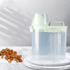 Airtight Pet Food Storage Container Bin For Pet Cat Dog Food Box green small