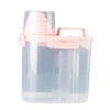 Airtight Pet Food Storage Container Bin For Pet Cat Dog Food Box pink small