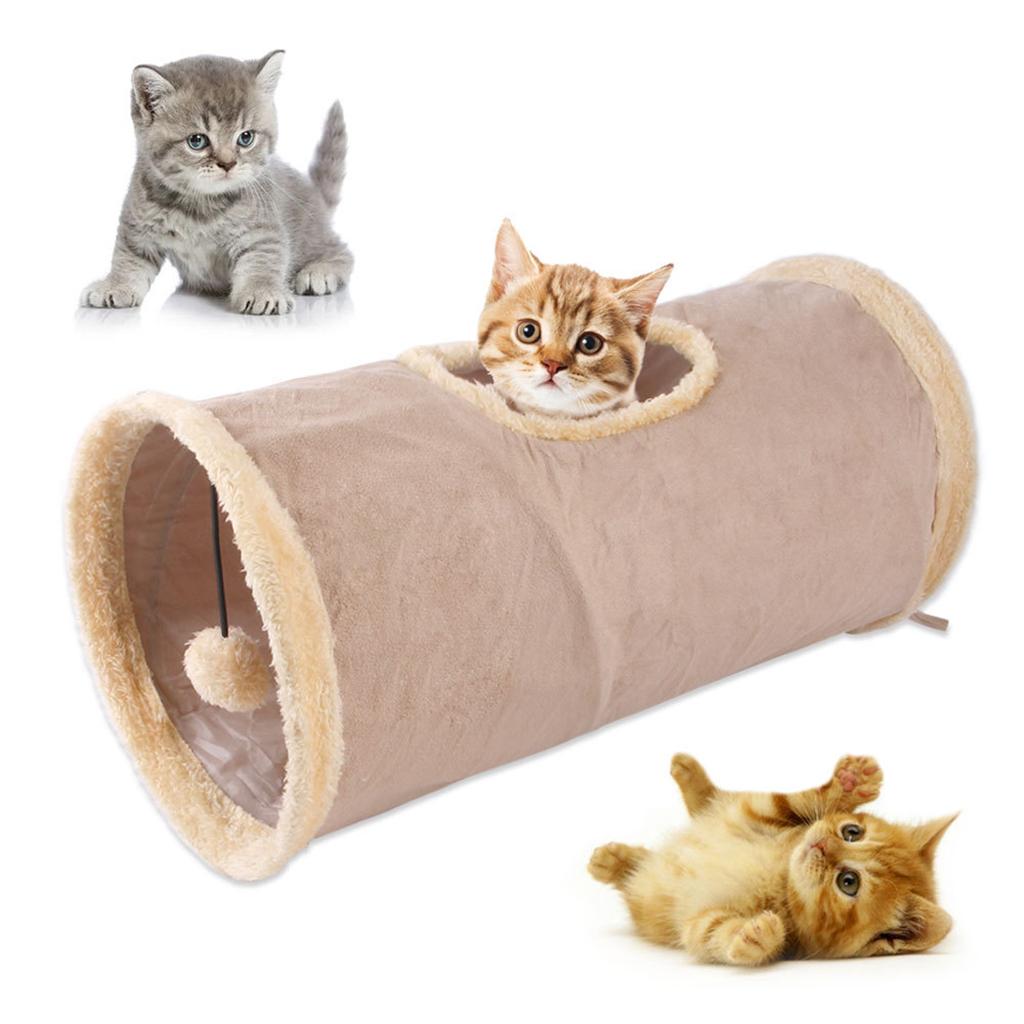 Pet Cat Tunnel Tube Indoor Cats Kitten Puppy Rabbit Crinkle Interactive Toys