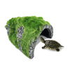 Reptile Hide Cave Habitat Snake Turtle Terrarium Landscape Decoration C