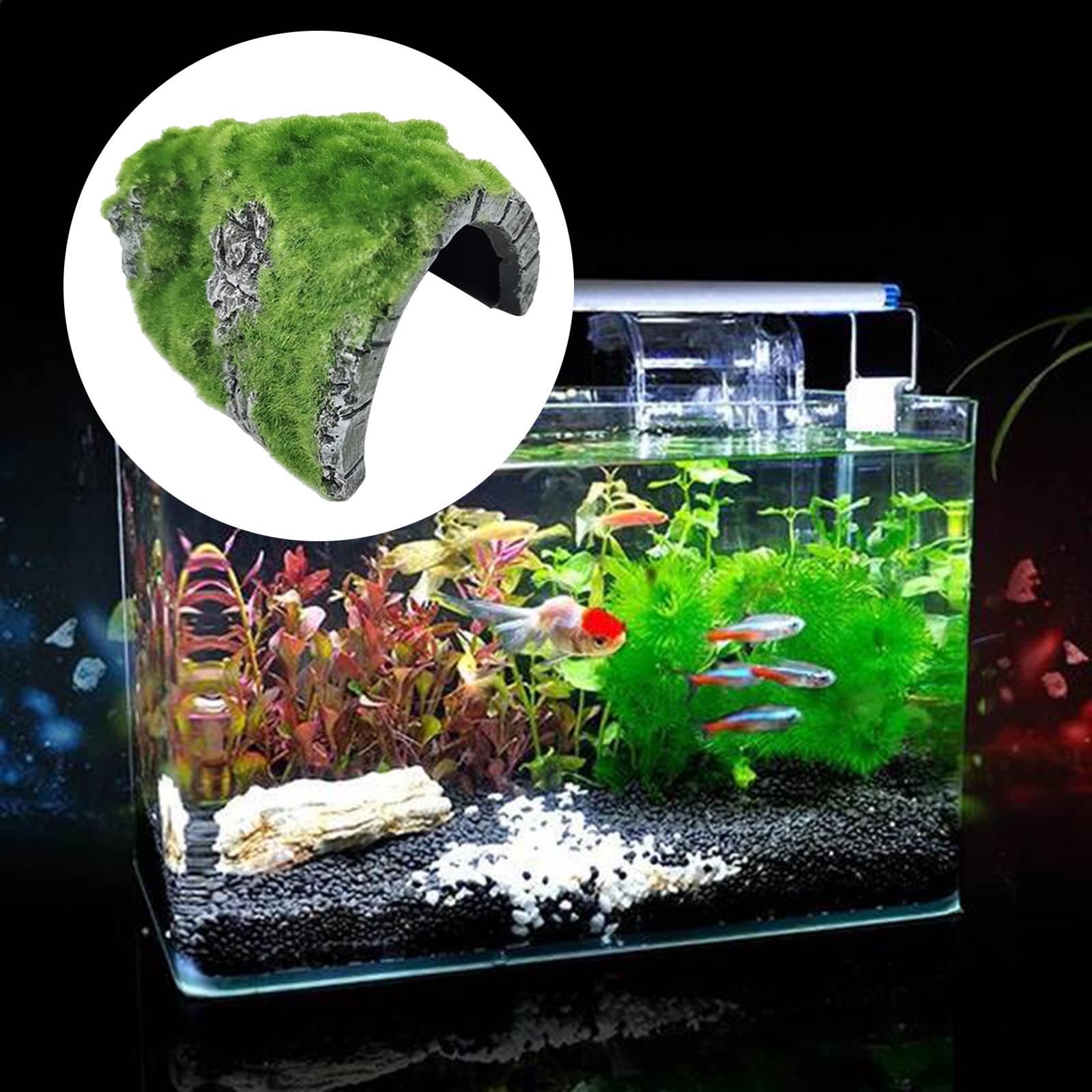 Reptile Hide Cave Habitat Snake Turtle Terrarium Landscape Decoration C