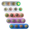 Catnip Balls Natural Removable for Teeth Grinding Cat Ball Toy Grey