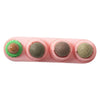 Catnip Balls Natural Removable for Teeth Grinding Cat Ball Toy  Pink