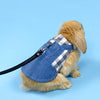 Rabbit Vest Harness Soft Breathable Jacket Coat for Walking Pet Supplies M Gray