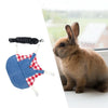 Rabbit Vest Harness Soft Breathable Jacket Coat for Walking Pet Supplies M Red