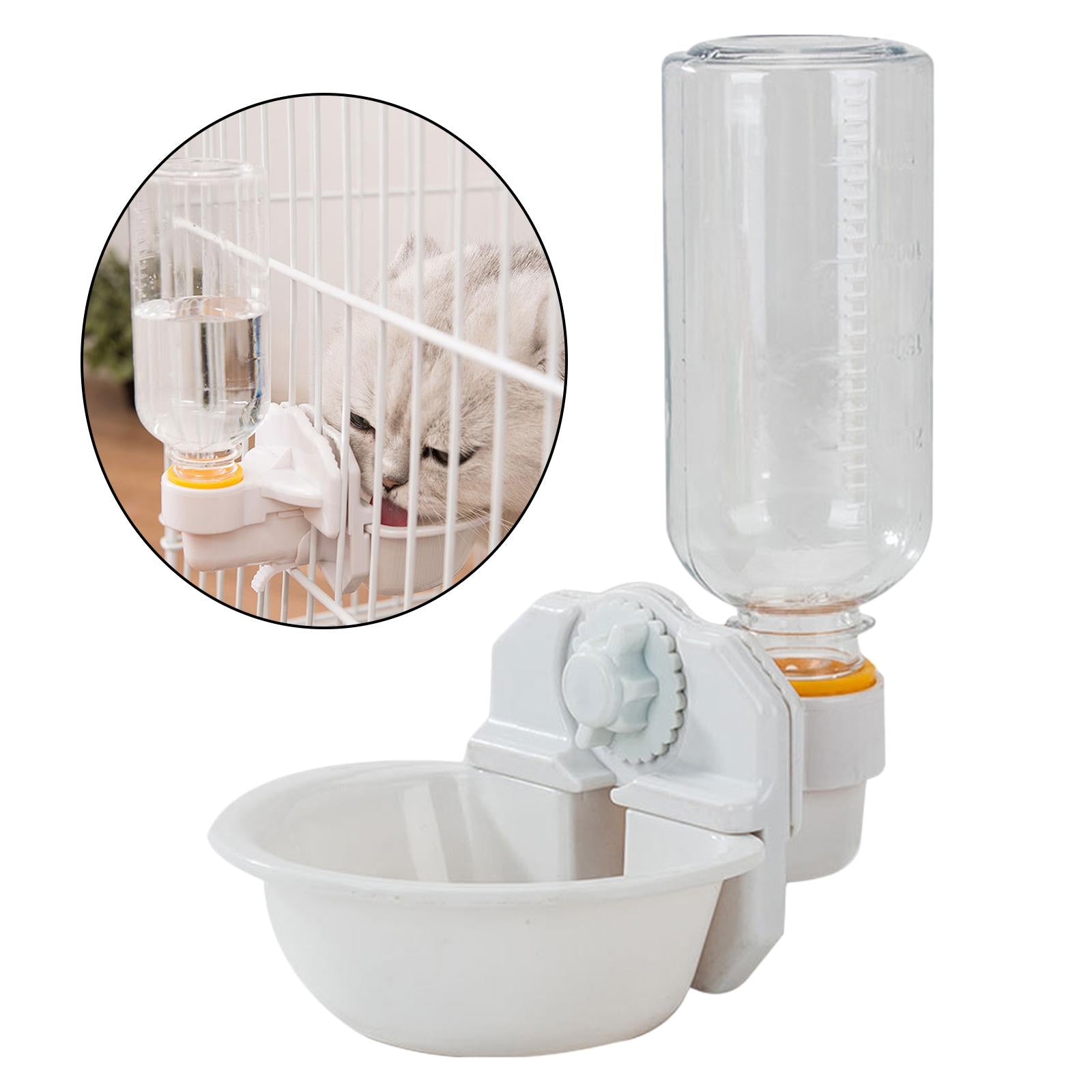 Dog Water Bottle Pet Supplies Kennel Water Feeder Waterer for Crate 750ml