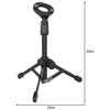 Mic Stand Desktop Tripod with Mic Clip Universal Portable for Lectures Live without phone stand