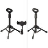 Mic Stand Desktop Tripod with Mic Clip Universal Portable for Lectures Live without phone stand