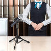 Mic Stand Desktop Tripod with Mic Clip Universal Portable for Lectures Live without phone stand