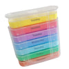 Weekly Pill Organizer 7 Day Case Daily Large Capacity to Hold Vitamins Pills