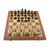 Load image into Gallery viewer, Portable 15x15&quot; Folding Wooden Chess Set Chessboard Board Game Lightweight