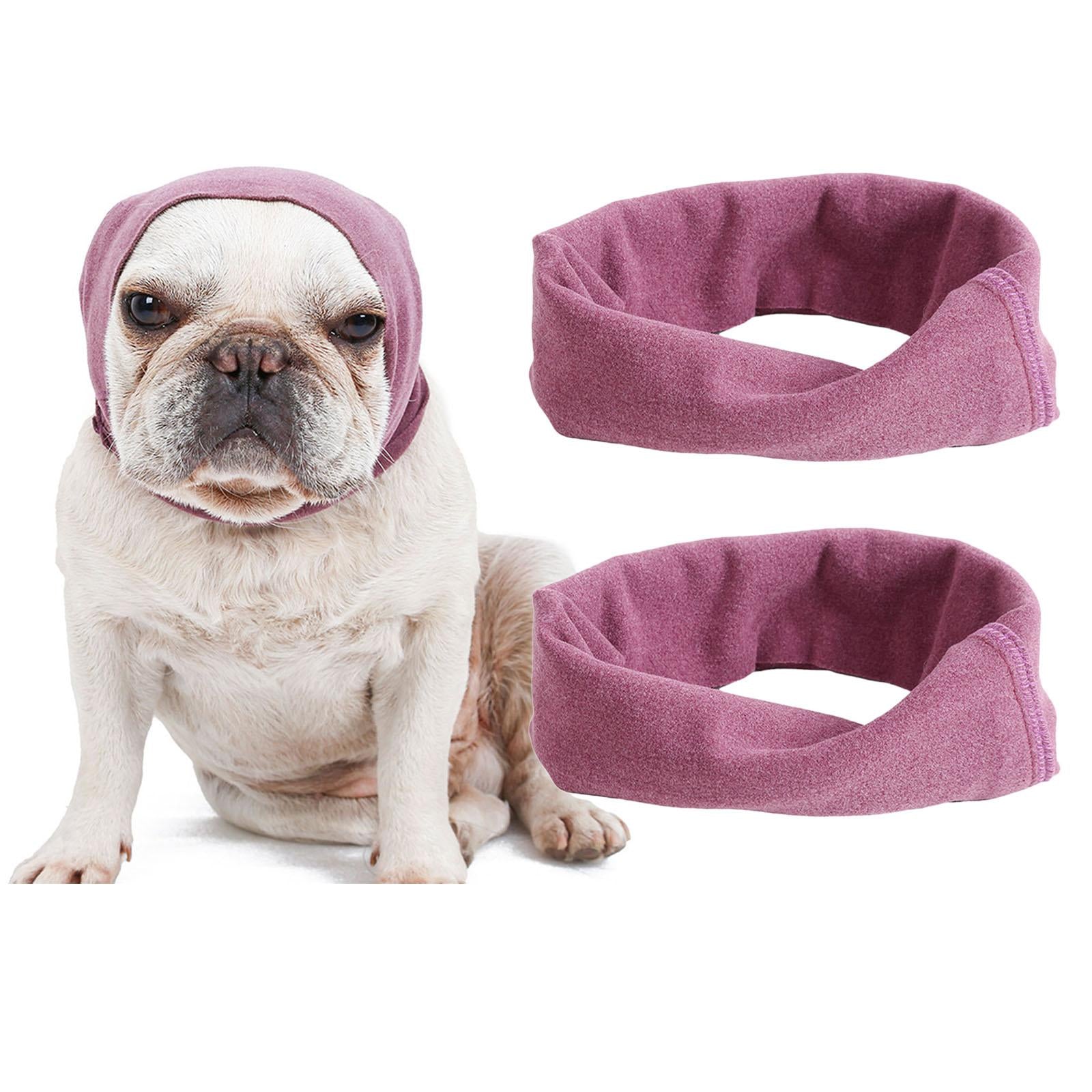 Dog Snood Comfort Reducing Noise Elastic Warm Soft Ear Covers for Grooming 25-40cm