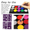 Load image into Gallery viewer, Face &amp; Body Painting Pressed Powder Palettes Set 15 Colours Make Up Kit