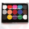 Face & Body Painting Pressed Powder Palettes Set 15 Colours Make Up Kit