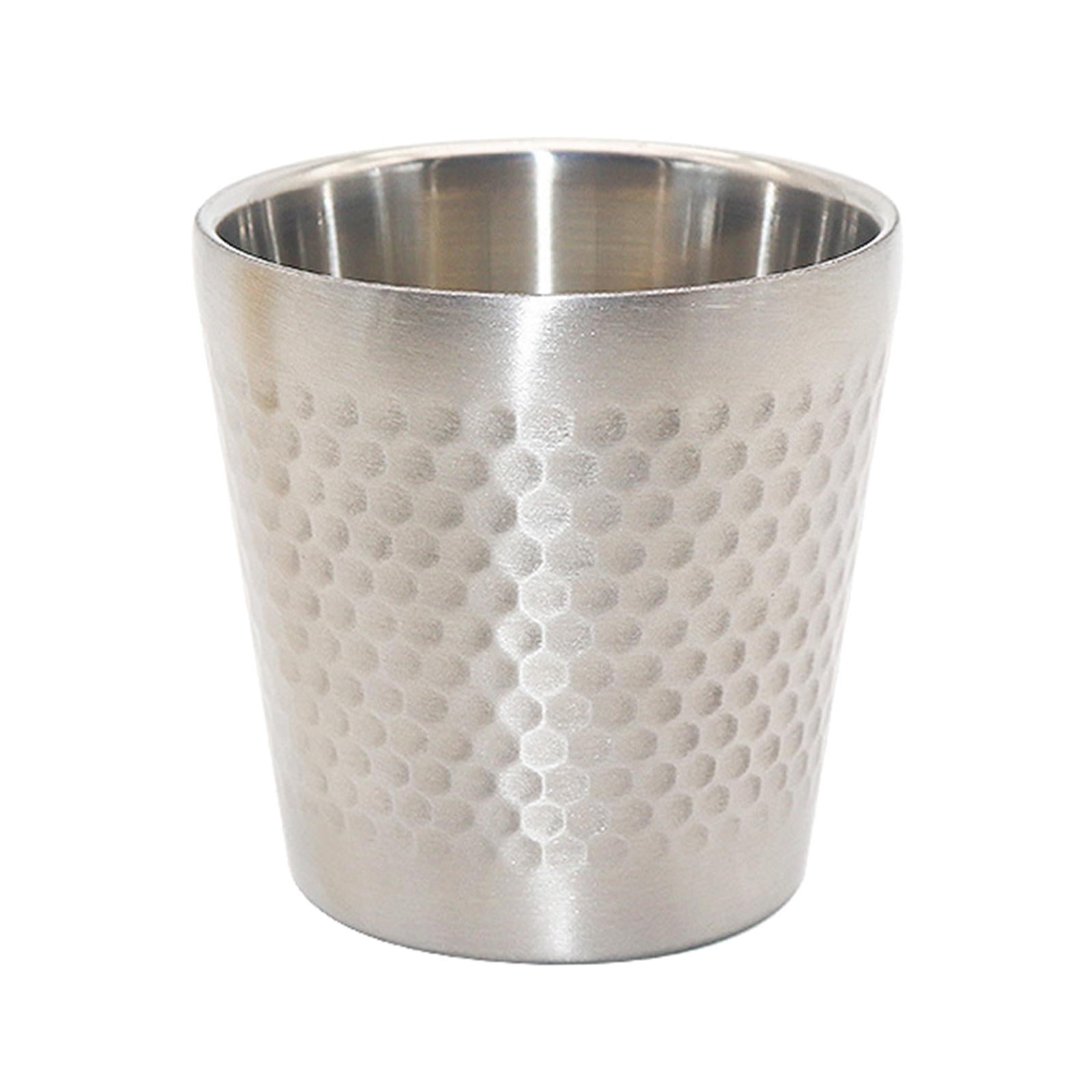 Stainless Steel Shaving Soap Bowl Bowl Mug Shaving Mug for Men Silver