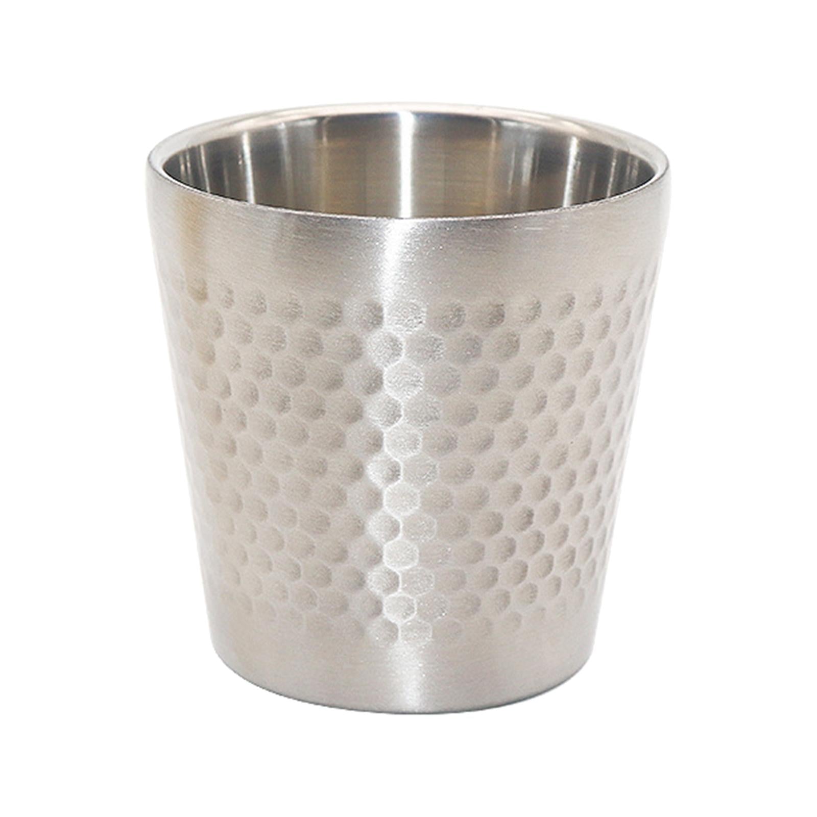 Stainless Steel Shaving Soap Bowl Bowl Mug Shaving Mug for Men Silver