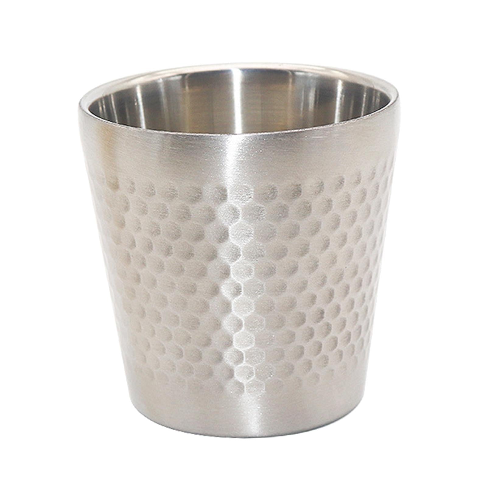 Stainless Steel Shaving Soap Bowl Bowl Mug Shaving Mug for Men Silver