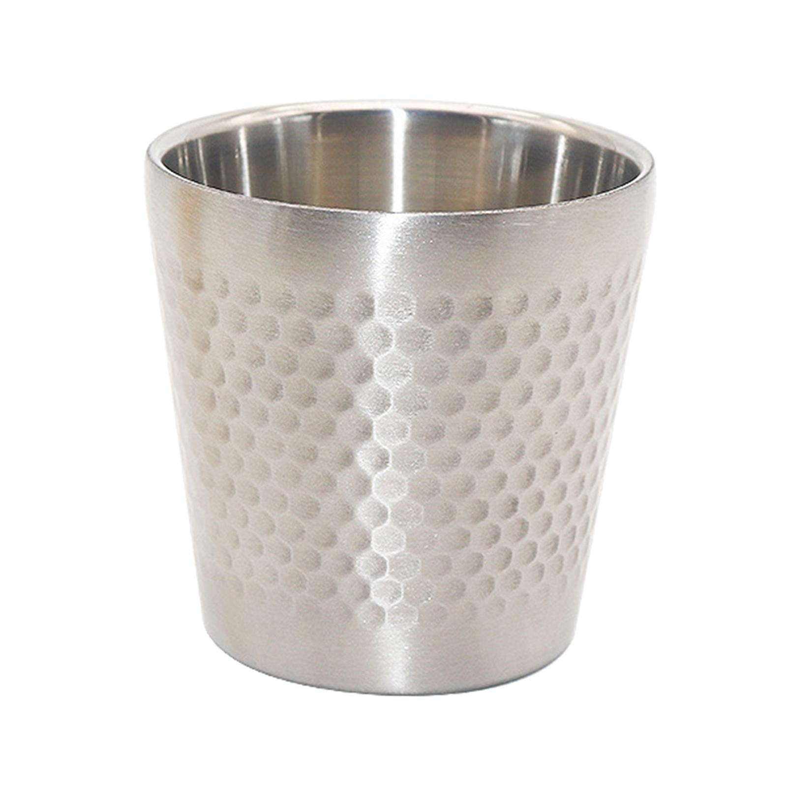 Stainless Steel Shaving Soap Bowl Bowl Mug Shaving Mug for Men Silver