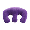 Detachable Chest Pillow Breast Pillow for SPA Beauty Salon Home  Purple