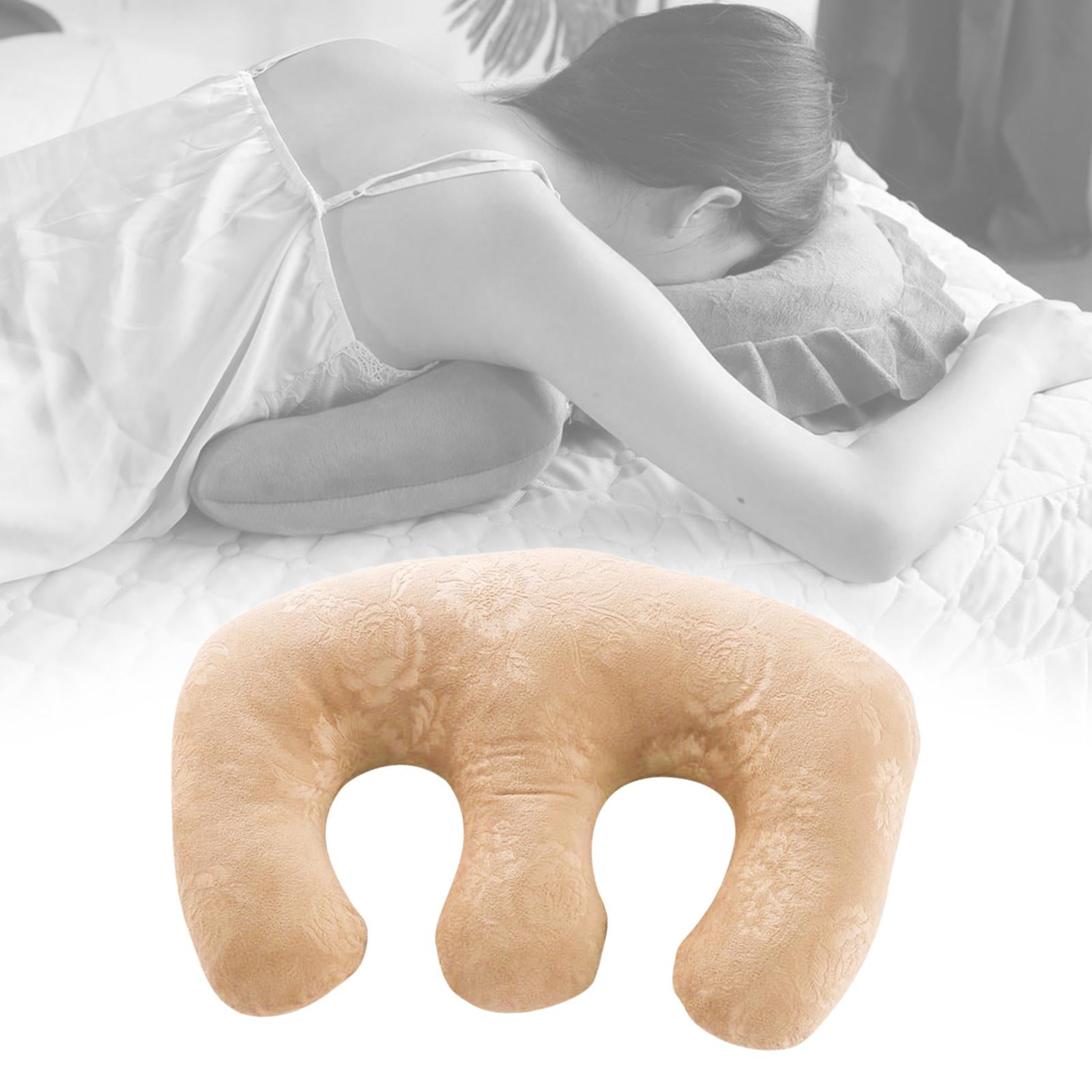 Detachable Chest Pillow Breast Pillow for SPA Beauty Salon Home  Golden