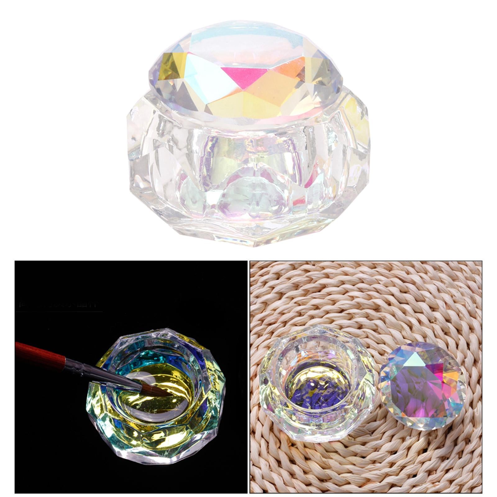 Nail Glass Crystal Cup Crystal Nail Art Dappen DISH for Nail Art Crystal Cup