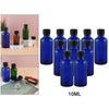 Nail Polish Bottles 10ml Leakproof Storage Liquid with Brush Caps Blue 10ml