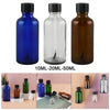 Nail Polish Bottles 10ml Leakproof Storage Liquid with Brush Caps Blue 10ml