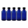 Nail Polish Bottles 10ml Leakproof Storage Liquid with Brush Caps Blue 20ml