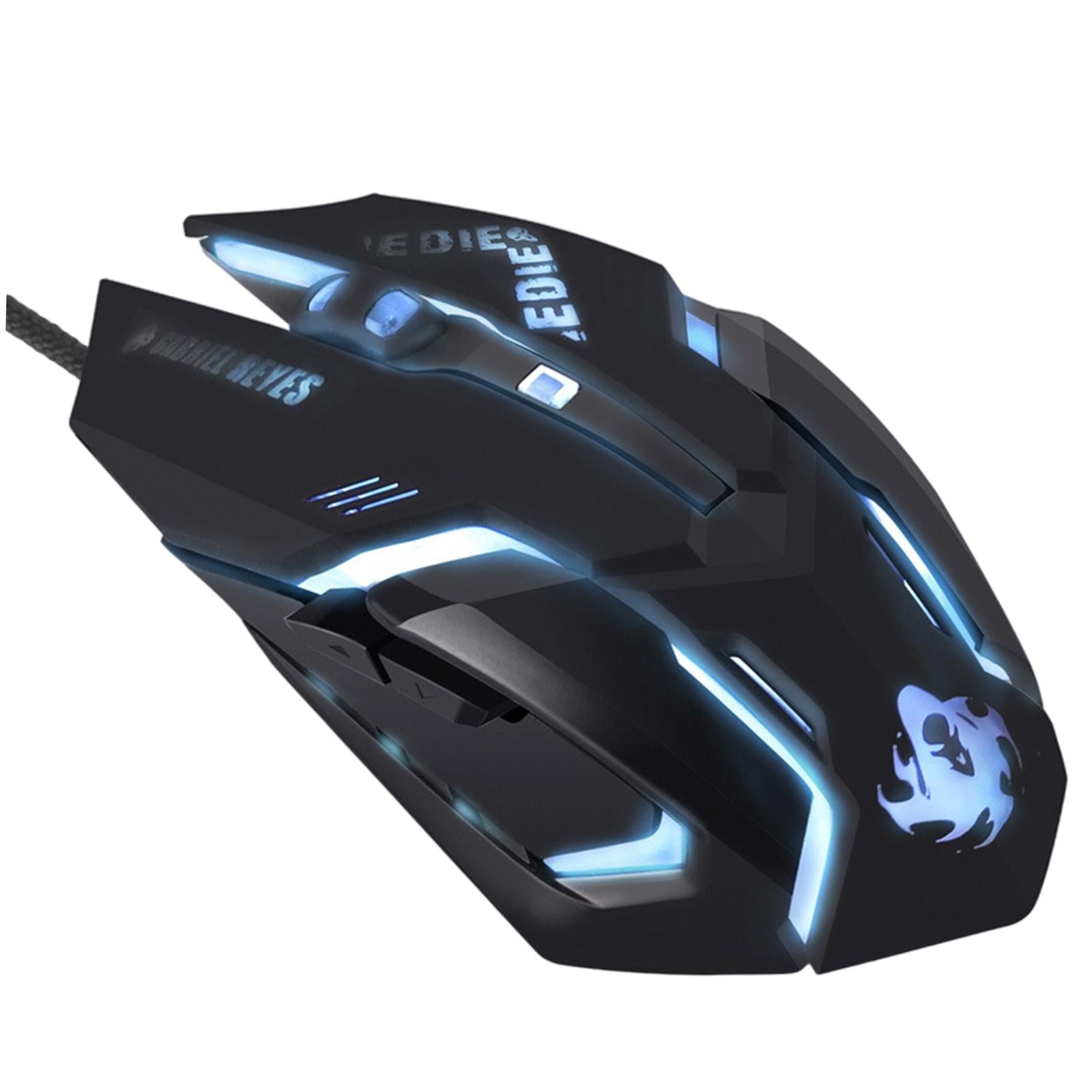 Silent Wired Computer Mouse Breathing Light Ergonomic for Gaming Gamers