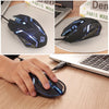 Silent Wired Computer Mouse Breathing Light Ergonomic for Gaming Gamers