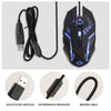 Silent Wired Computer Mouse Breathing Light Ergonomic for Gaming Gamers