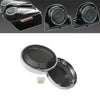 6.5 Inch Speaker Grills Covers for Harley Electra Road Glide 83-20  Silver